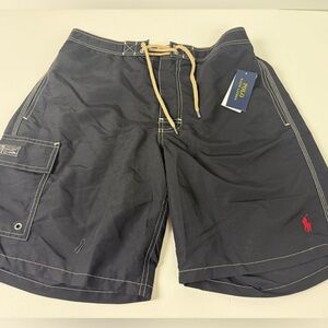Kailua Mesh Brief Swim Trunks Cargo Shorts Polo Ralph Lauren NWT Drawstring New